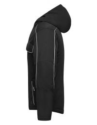 Gefütterte Softshell Arbeitsjacke Schwarz